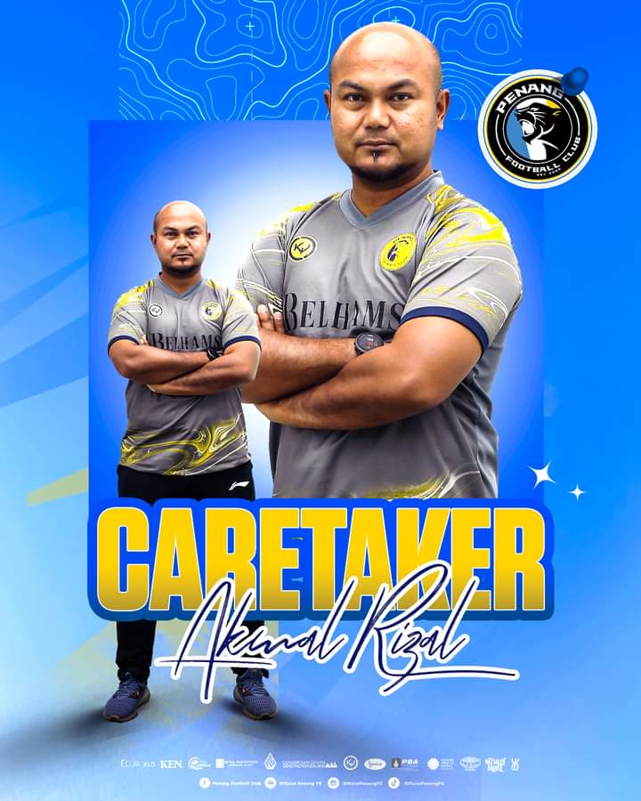 Akmal Rizal dilantik pengendali sementara Penang FC