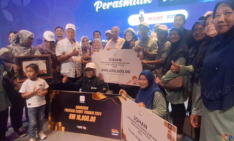 Felda Bukit Easter dinobat Tanah Rancangan Terbaik 2024