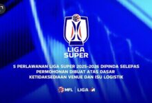 MFL umum pindaan jadual Liga Super 2025-2026