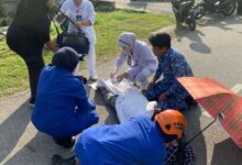 wanita ditikam