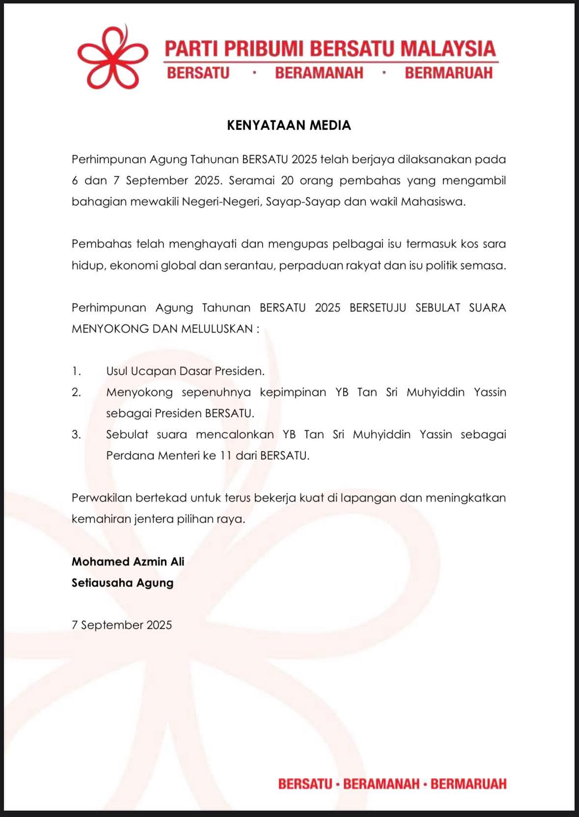 Bersatu 