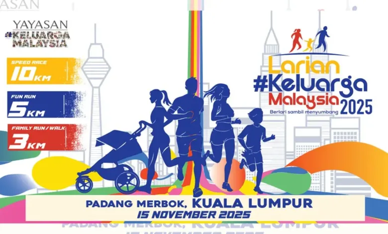 Larian Keluarga Malaysia 2025 tawar markah PAJSK, hadiah lumayan menanti peserta
