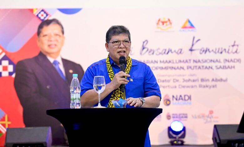 Yang di-Pertua Dewan Rakyat, Tan Sri Dr. Johari Abdul di program NADI