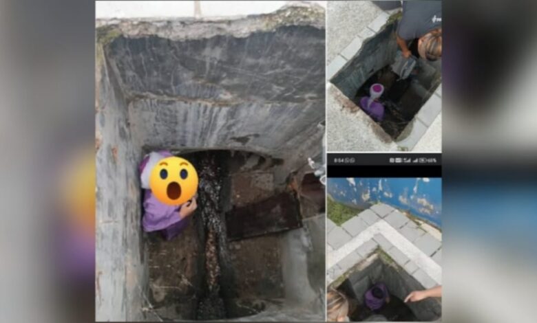 Jatuh longkang