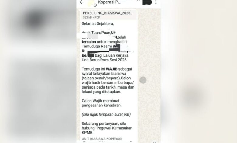 Biasiswa Palsu
