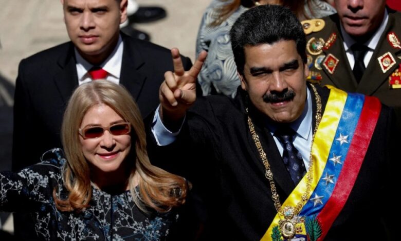 Nicolas Maduro dan isteri