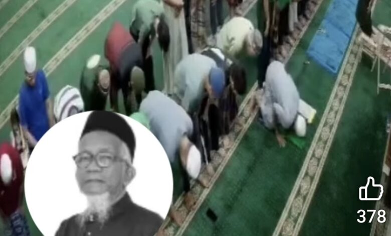 AJK masjid rebah ketika solat zohor, meninggal dunia pada 1 Ramadan