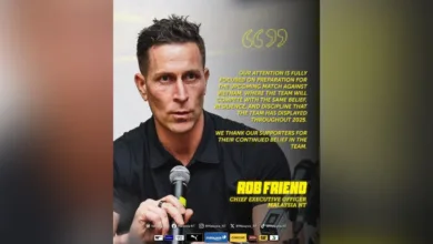 Kenyataan Ketua Pegawai Eksekutif Harimau Malaya, Rob Friend yang dikeluarkan Malaysia NT.