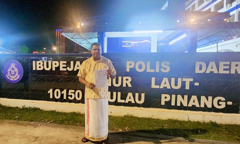 Hindu Sangam buat laporan polis terhadap Zamri Vinoth