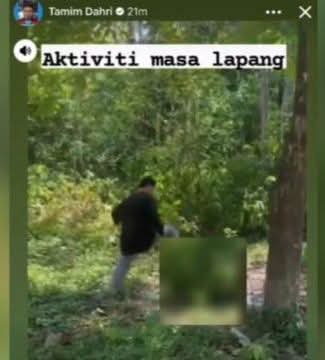 Tamim Dahri nafi pijak simbol agama, dakwa alihkan besi konkrit tajam dan berbahaya