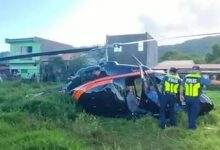 Heli terhempas