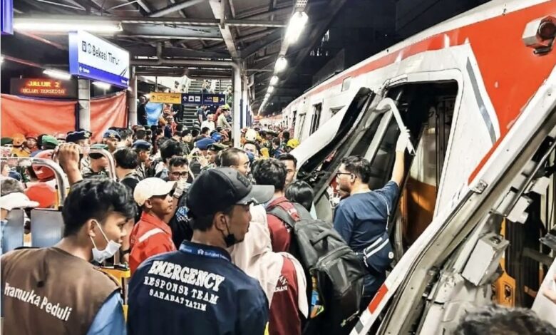 nahas keretapi bekasi
