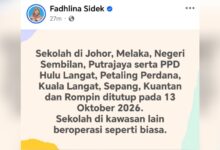 sekolah tutup
